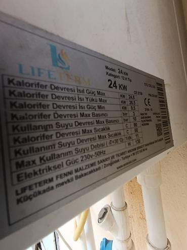 Təmir və tikinti: LIFETERM qaz kombi – 24 kW Texniki xüsusiyyətlər: - Güc: 24 kW - — 4