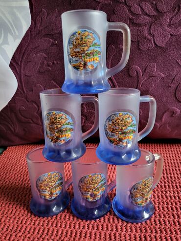 Čaše: Casice vintaz za zestoko pice. Casice bez ostecenja. mlecna — 2