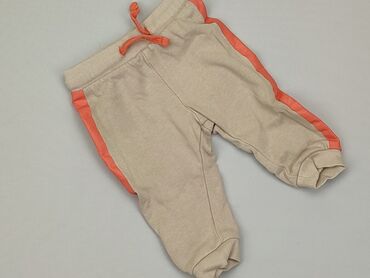 bezowe skorzane legginsy: Spodnie dresowe, So cute, 6-9 m, stan - Dobry