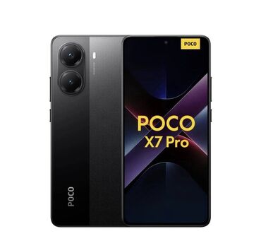 телефон роко: Poco X7 Pro, Новый, 256 ГБ, цвет - Черный, 2 SIM