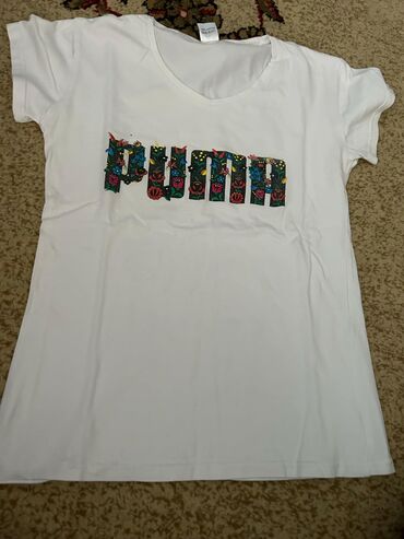 pepco ženske majice: Puma, L (EU 40), M (EU 38), Cotton, color - White