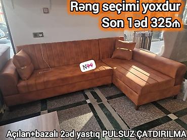 Divanlar: Satılır: *BİRBAŞA İSTEHSALDAN KÜNC DİVAN* Qeyd:*Hazir əldə var*🧡 — 1