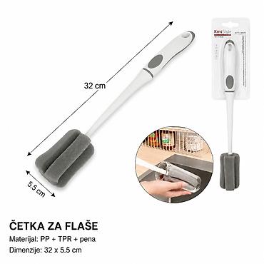 KMT četkica za flaše 2419096 Praktična četkica za temeljno čišćenje