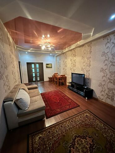 аренда квартир на долгий срок город ош: 2 комнаты, 86 м², Элитка, 4 этаж, Свежий ремонт