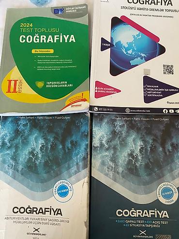 dərs lovhə: 2024-cü il coğrafiya test toplusu və dərs vəsaitləri. Bu vəsaitlər — 1
