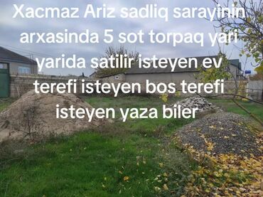 Torpaq sahələrinin satışı: 5 sot
