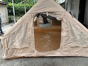 Палатки: Просторная надувная кемпинговая палатка с устойчивой конструкцией — 6