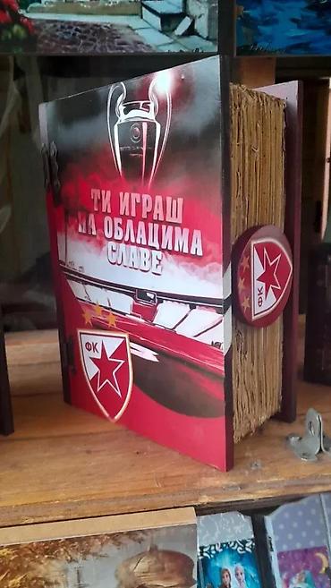 dekor kanjiza: FCRS DELIJE DRVENA KUTIJA NOVA RED STAR KNJIGA ZA NAKIT | Cene nisu — 3