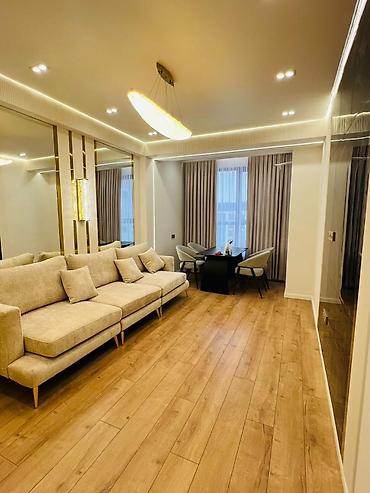 нурзаман квартиры: 3 комнаты, 83 м², 10 мкр Элитка, 13 этаж, Дизайнерский ремонт — 2