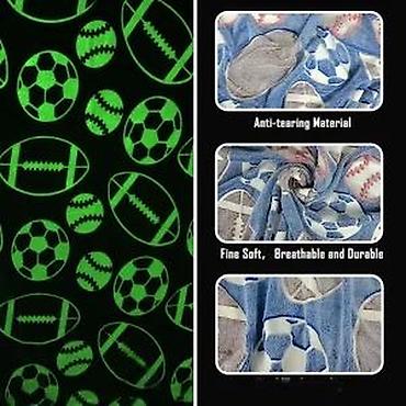 Ćebad i pokrivači: SPORTSKO MAGICNO SVETLECE CEBE 200X220 RAGBI FUDBAL BEJZBOL | Cene — 22