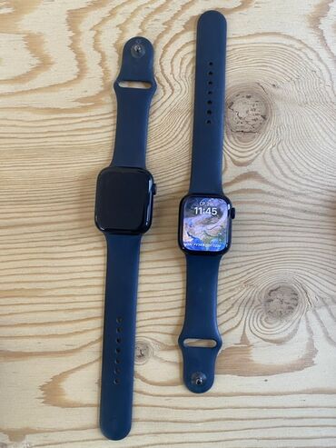 смарт часы зарядное устройство: Смарт‑часы (2 шт.) с квадратным корпусом и темно‑синими силиконовыми