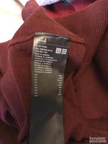 Džemperi: Džemper, M, L, Uniqlo, bоја - Siva, Vuna — 7