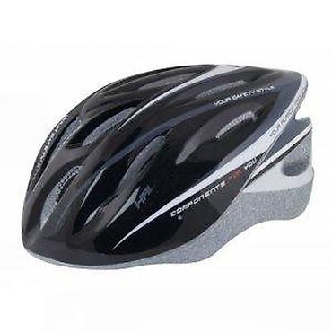 crivit marka: KACIGA HAL CRNO SIVA S/M | KACIGA FORCE HAL, crno-sivo-bela, S/M 19 — 5