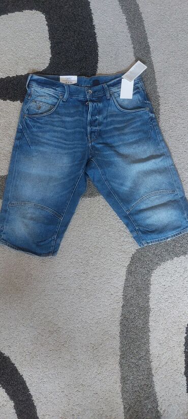 rajf za devojčice: Shorts, M (EU 50), H&M, color - Blue, Jeans