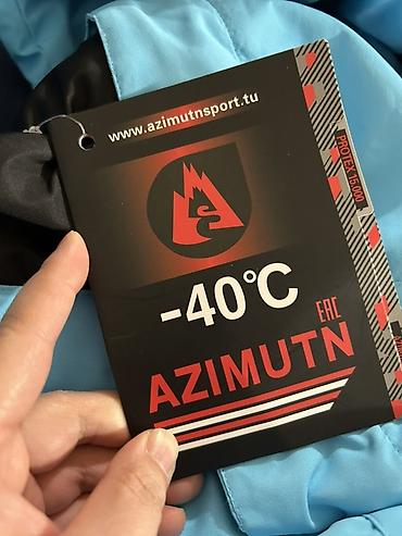 комбензон: Зимний утеплённый комбинезон AZIMUTN - Цвет: небесно‑голубой с — 2