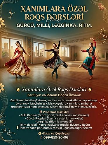 Digər kurslar: Xanımlara özəl rəqs dərsləri Zərifliyin və ritmin doğru ünvanı — 1