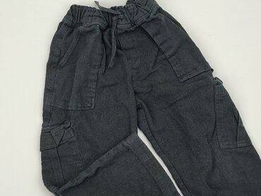 czarne szerokie spodnie z wysokim stanem: Інші дитячі штани, Zara, 5-6 р., 116, стан - Хороший