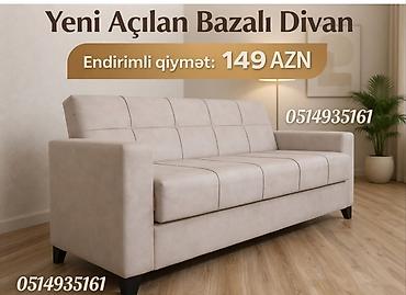 Divanlar: Divan-kravat, Yeni, Açılan, Bazalı, Parça, Ödənişli çatdırılma — 1