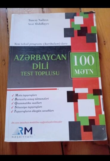 namazov qiymətləndirmə testleri cavablari: Azerbaycan dili 100 metn kitabi yazisi yoxdur,cavablari var