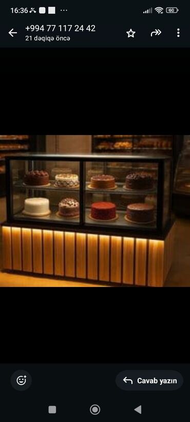 Soyuducu vitrinləri: Məhsul: İctimai iaşə obyektləri və mağazalar üçün soyuducu və vitrın -da lalafo.az — 8 Soyuducu vitrinləri: Məhsul: İctimai iaşə obyektləri və mağazalar üçün soyuducu və vitrın — 8