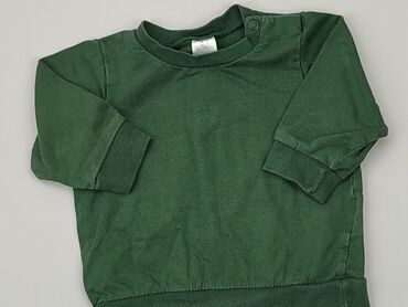 zielone body dziecięce: Sweatshirt, H&M Kids, 3-6 months, condition - Good