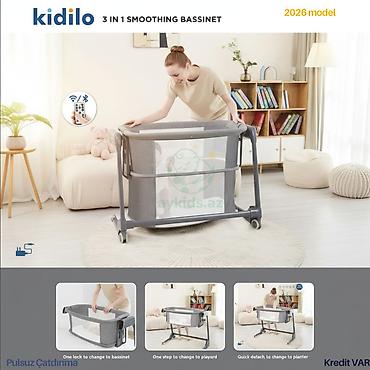 Nənnilər: 👶 Ağıllı Uşaq Beşiyi Kidilo – 4 in 1 (Smart Cradle) Beşik | Valideyn — 1