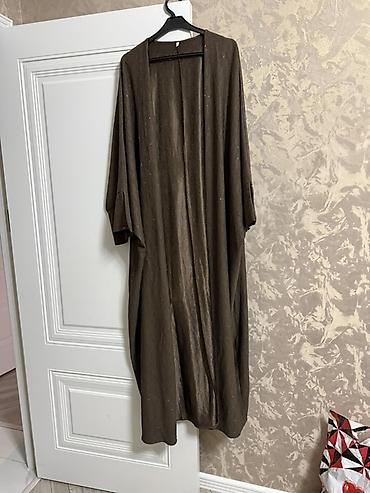 dior jaket: Uzun qadın kardiqanı / üst geyimi. Açıq ön hissəli, rahat və sərbəst — 1