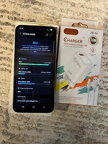 smart telefon: Samsung Galaxy A24 4G, 128 GB, rəng - Gümüşü, Sensor, Face ID — 5