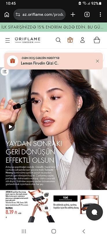 hamam dest: Oriflame THE ONE göz makiyajı və bədən qulluq məhsulları - THE ONE — 6