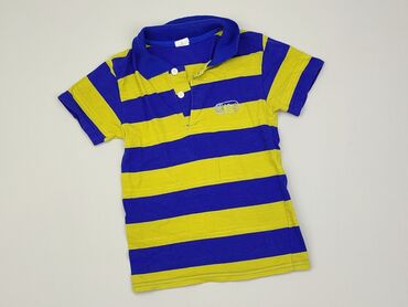 koszula w paski niebieska: Koszulka, 8 lat, 122-128 cm, stan - Dobry