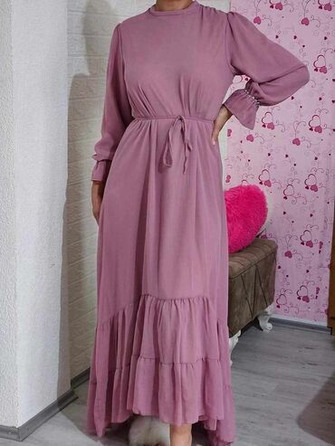 roza haljina zara: Other style, Other sleeves