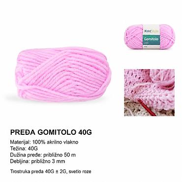 KMT Trostruko predivo, svetla lila-siva 3283084 Opis: - Trostruko