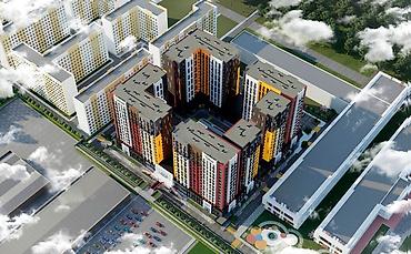 52: 2 комнаты, 52 м², 16 этаж — 3