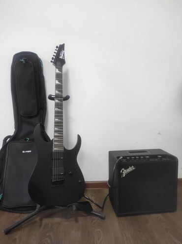 струнные инструменты: Продаю полный комплект для гитары 🎸 Электрогитара Ibanez GRG121DX-BKF