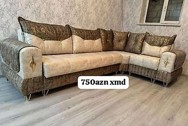 Künc divan – zərif klassik dizayn - L-şəkilli künc divan, ikirəng lalafo.az -da Künc divan – zərif klassik dizayn - L-şəkilli künc divan, ikirəng