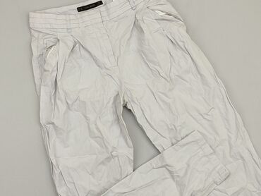 spódnice biała zara: Material trousers, Zara, XS (EU 34), condition - Perfect
