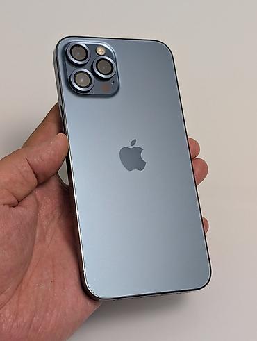 note 10 5g: IPhone 12 Pro Max, Б/у, 512 ГБ, Sierra Blue, Чехол, 87 % — 2