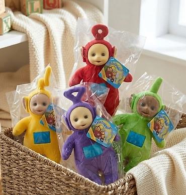 teddy stolice: Plišane lutke Teletabisi – komplet od 4 lika - Likovi: Tinky Winky — 1