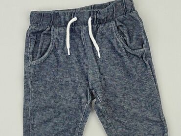 spodenki gimnastyczne chłopięce: Baby material trousers, 12-18 months, 80-86 cm, C&A, condition - Very good