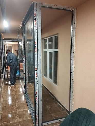 Перегородки на заказ: На заказ Цельностеклянная перегородка, Для офиса, Бронированное стекло, Монтаж, Демонтаж, Бесплатный замер — 14