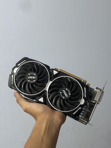 вентилятор для компьютера: Видеокарта, Б/у, MSI, Radeon RX, 8 ГБ, Для ПК
