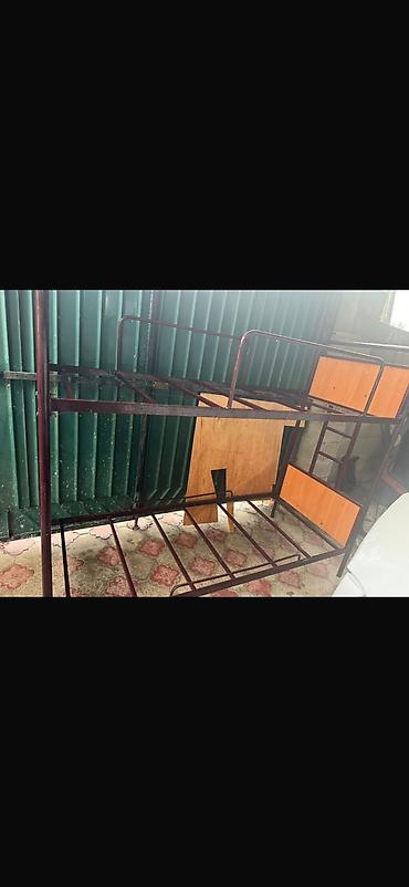 тент крыша: Металлическая двухъярусная кровать-каркас - Прочная стальная рама с — 3