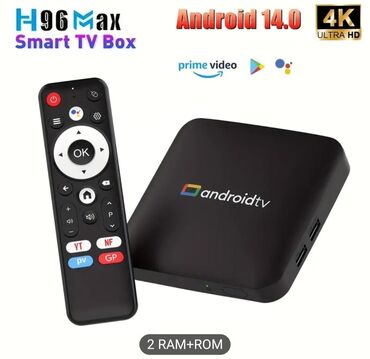 Smart TV bokslar: Yeni Smart TV boks Х96 2 GB / 16 GB, Android, Ödənişli çatdırılma, Rayonlara çatdırılma, Ünvandan götürmə