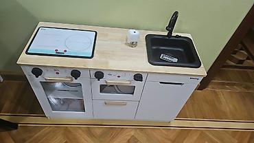 Usaq ucun metbex. Plite hissesi sesli isiqli isleyir. Umivalniki