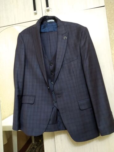 мужской костюм: Костюм 6XL (EU 52), цвет - Синий