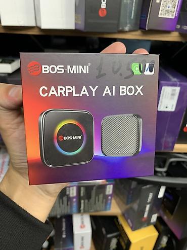 карплей адаптер для авто: BOS-MINI CarPlay AI Box Компактный мультимедийный модуль для — 1