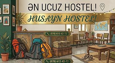 ehmed recebli kucesi: HUSAYN HOSTEL – Xırdalan • Yataqxana/hostel konsepti • Qiymətlər — 1