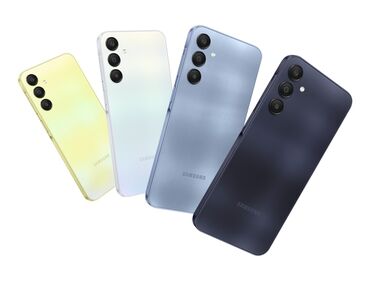 yeni model telefonlar: Samsung Galaxy A25, 256 ГБ, цвет - Черный, Сенсорный, Две SIM карты, Face ID