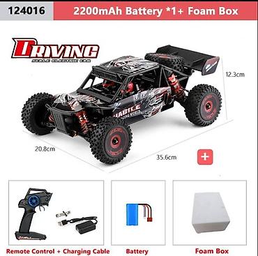 oyuncaq mator: Wltoys 124016 RC car. Sinifnin en guclu motorlarindan biri ile techiz — 4