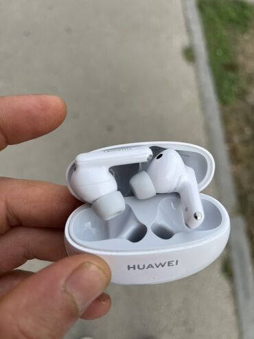 Техника для кухни: Беспроводные (Bluetooth) Наушники, Huawei, цвет - Белый